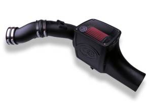 S&B - S&B Cold Air Intake Kit for Ford (2003-07) 6.0L Power Stroke (Cotton Cleanable, Red) - Image 1