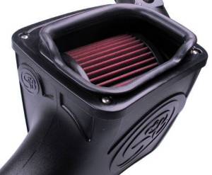 S&B - S&B Cold Air Intake Kit for Ford (2003-07) 6.0L Power Stroke (Cotton Cleanable, Red) - Image 7