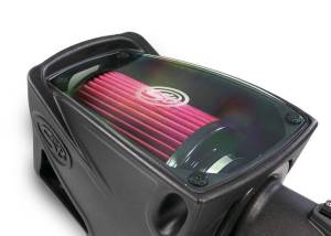 S&B - S&B Cold Air Intake Kit for Ford (2011-16) F-250/F-350/F-450/F-550 6.7L Power Stroke (Cotton Cleanable, Red) - Image 4