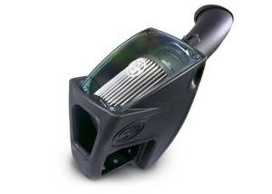 S&B - S&B Cold Air Intake Kit for Ford (2011-16) F-250/F-350/F-450/F-550 6.7L, Power Stroke (Dry Extendable, White) - Image 1