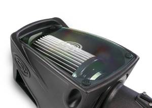 S&B - S&B Cold Air Intake Kit for Ford (2011-16) F-250/F-350/F-450/F-550 6.7L, Power Stroke (Dry Extendable, White) - Image 4
