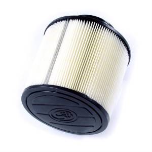 S&B - S&B Intake Replacement Filter for Chevy/GMC (2009-15) Yukon/Tahoe/Escalade/Avalanche/Suburban/1500/2500/3500 (Dry Extendable, White) - Image 1