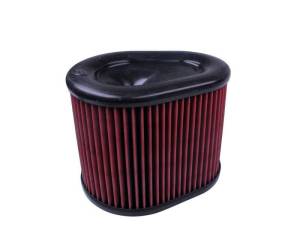 S&B - S&B Intake Replacement Filter for Chevy/GMC (2009-19) 6.0L/6.6L 2500/3500 Silverado/Sierra | Ford (2022-26) Bronco Sport 3.0L (Cotton Cleanable, Red) - Image 1
