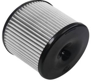 S&B Intake Replacement Filter for Dodge/Ram (2003-24) 1500/2500/3500 5.7L, Toyota (2007-21) 5.7L, Tundra 4.6L/5.7L, Toyota (2007-12) Sequoia 5.7L (Dry Extendable, White)