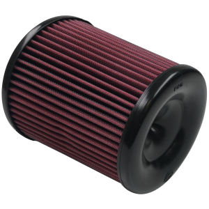 S&B - S&B Intake Replacement Filter for Jeep (2007-25) Wrangler 2.0L Turbo, 3.6L, 3.8L / (2020-24) Gladiator 3.6L / Ford (2021-24) Bronco sport 2.0L / Ford (2015-23) Mustang GT/GT350 2.3L Ecoboost/5.0L/5.2L (Cotton Cleanable, Red) - Image 1