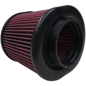 S&B - S&B Replacement Air Filter (5" Flange, 8.75"x10" Base, 8"x9.75" Top, 7" Height) Cotton Cleanable, Red - Image 4