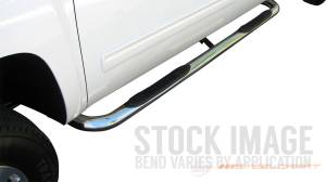 Steelcraft 3" Round Side Bars for Chevy/GMC (2001-20) Tahoe & Yukon & Cadillac (2002-18) Escalade (Stainless)