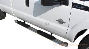 Steelcraft 5" Oval Premium Side Bars for Ford (1999-16) F-250/350 & (15) F-450 SuperCab (Black)