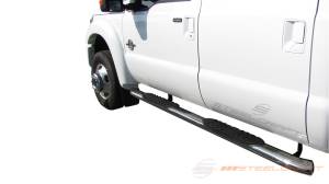 Steelcraft 5" Oval Premium Side Bars for Ford (1999-16) F-250/350 & (08-16) F-450 Crew Cab (Stainless)