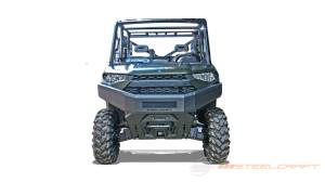 Steelcraft UTV Front Bumper Overlay for Polaris (2018-24) Ranger 1000 & Ranger XP 1000 (Fine Textured Black)