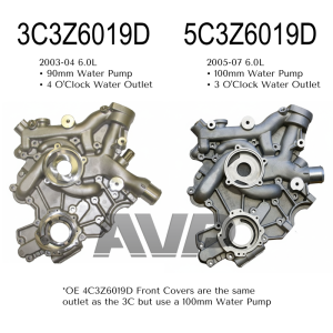 AVP - AVP Camshaft/Timing Front Cover Complete Kit for Ford (2003-07) 6.0L Power Stroke 4x4 F-Series (100mm Water Pump) - Image 3
