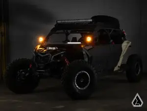 SuperATV - SuperATV Assault Industries 3" LED Pod Lights for Can-Am (2017-24) Maverick X3 / Polaris (2008-24) RZR (Amber + White Lights) - Image 3