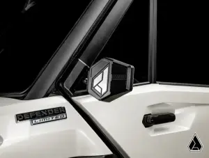 SuperATV - SuperATV Assault Industries Aviator UTV Side Mirrors for Can-Am (2022-26) Defender (Defender Factory Door Mount (See Fitment)) - Image 4