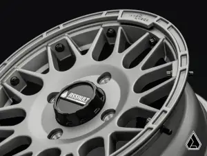 SuperATV - SuperATV Assault Industries Hellfire Wheels w/ Innerlock Technology for Polaris/Kawasaki/Arctic/Textron (2006-26), 4/156 Bolt Pattern, 10" Wheel Width (Matte Titanium) - Image 2