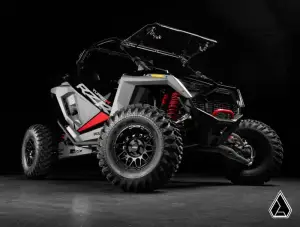 SuperATV - SuperATV Assault Industries Hellfire Wheels with Innerlock Technology for Polaris (2022-26) RZR Pro R/4, Turbo R/4, 15" Wheels, 10" wide, 5/4.5 (Matte Titanium) - Image 2