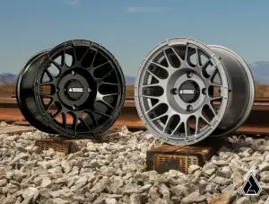 SuperATV - SuperATV Assault Industries Hellfire Wheels with Innerlock Technology for Polaris (2022-26) RZR Pro R/4, Turbo R/4, 15" Wheels, 10" wide, 5/4.5 (Matte Titanium) - Image 14