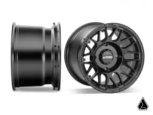 SuperATV - SuperATV Assault Industries Hellfire Wheels with Innerlock Technology for Polaris (2022-26) RZR Pro R/4, Turbo R/4, 15" Wheels, 10" wide, 5/4.5 (Matte Titanium) - Image 12