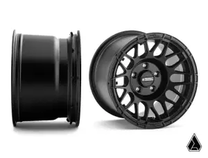 SuperATV - SuperATV Assault Industries Hellfire Wheels with Innerlock Technology for Polaris (2022-26) RZR Pro R/4, Turbo R/4, 5/4.5 Bolt Pattern, 10" Wheel Width, (Satin Black) - Image 1