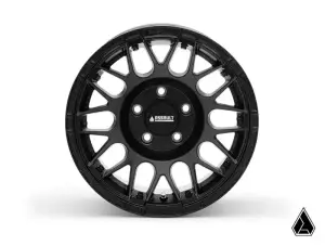 SuperATV - SuperATV Assault Industries Hellfire Wheels with Innerlock Technology for Polaris (2022-26) RZR Pro R/4, Turbo R/4, 5/4.5 Bolt Pattern, 10" Wheel Width, (Satin Black) - Image 2