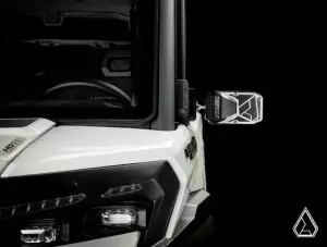 SuperATV - SuperATV Assault Industries Phantom Convex Side Mirror for Can-Am (2016-26) Defender (Pro-Fit Clamp) - Image 2