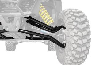 SuperATV - SuperATV Atlas Pro A-Arms for Can-Am (2017-26) Maverick X3 (64" Wide, Heavy-Duty 4340 Chromoly Steel Ball Joints) Black - Image 1