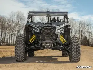 SuperATV - SuperATV Atlas Pro A-Arms for Can-Am (2017-26) Maverick X3 (64" Wide, Heavy-Duty 4340 Chromoly Steel Ball Joints) Black - Image 3