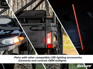 SuperATV - SuperATV Deluxe Self-Canceling Turn Signal Kit for CFMoto (2021-26) Uforce 600 (No LED Strip Lights) - Image 4