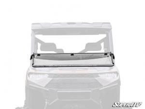 SuperATV - SuperATV Flip Down Windshield for Polaris (2020-24) Ranger 1000 (Standard Polycarbonate - Clear) - Image 2