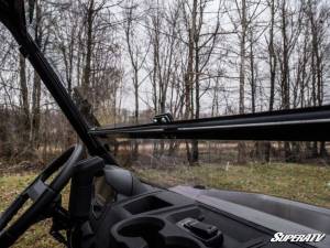SuperATV - SuperATV Flip Down Windshield for Polaris (2020-24) Ranger 1000 (Standard Polycarbonate - Clear) - Image 5