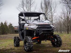 SuperATV - SuperATV Flip Down Windshield for Polaris (2020-24) Ranger 1000 (Standard Polycarbonate - Clear) - Image 6