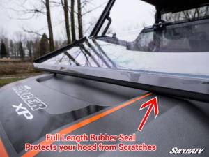 SuperATV - SuperATV Flip Down Windshield for Polaris (2020-24) Ranger 1000 (Standard Polycarbonate - Clear) - Image 10