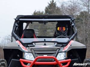 SuperATV - SuperATV Flip Windshield for Arctic Cat (2012-18) Wildcat - Image 2