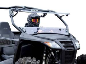 SuperATV - SuperATV Flip Windshield for Arctic Cat (2014-26) Wildcat Trail - Image 1