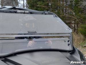 SuperATV - SuperATV Flip Windshield for Arctic Cat (2014-26) Wildcat Trail - Image 6