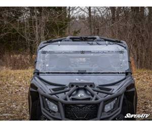 SuperATV - SuperATV Flip Windshield for Can-Am (2017-26) Maverick X3 (Standard Polycarbonate - Clear) - Image 2