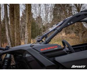SuperATV - SuperATV Flip Windshield for Can-Am (2017-26) Maverick X3 (Standard Polycarbonate - Clear) - Image 9