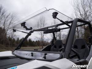 SuperATV - SuperATV Flip Windshield for Can-Am (2019-26) Maverick Sport - Image 6