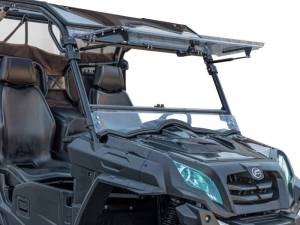 SuperATV - SuperATV Flip Windshield for CFMOTO (2014-26) UForce 500 - Image 1