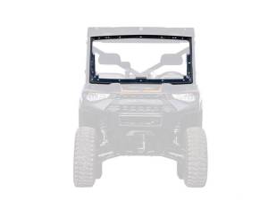 SuperATV - SuperATV Flip Windshield for Polaris (2017) Ranger XP 1000 (NorthStar Edition, Scratch Resistant Polycarbonate - Clear) - Image 1