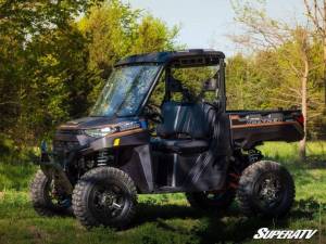 SuperATV - SuperATV Flip Windshield for Polaris (2017) Ranger XP 1000 (NorthStar Edition, Scratch Resistant Polycarbonate - Clear) - Image 3