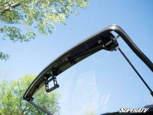 SuperATV - SuperATV Flip Windshield for Polaris (2017) Ranger XP 1000 (NorthStar Edition, Scratch Resistant Polycarbonate - Clear) - Image 8