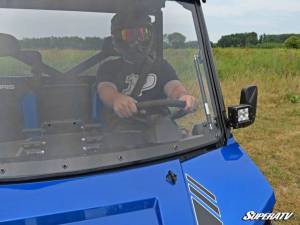 SuperATV - SuperATV Flip Windshield for Polaris (2017-18) Ranger XP 1000 (NorthStar Edition Crew, Scratch Resistant Polycarbonate - Clear) - Image 6
