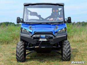 SuperATV - SuperATV Flip Windshield for Polaris (2017-18) Ranger XP 1000 (NorthStar Edition Crew, Scratch Resistant Polycarbonate - Clear) - Image 4