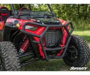 SuperATV - SuperATV Front Bumper for Polaris (2018-21) RZR XP Turbo S (w/out Winch Mount, w/out Winch, Black) - Image 2