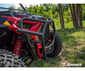 SuperATV - SuperATV Front Bumper for Polaris (2018-21) RZR XP Turbo S (w/out Winch Mount, w/out Winch, Black) - Image 4