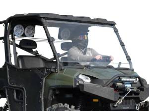 SuperATV - SuperATV Full Windshield for Polaris (2016-26) Ranger Full Size 570 (Scratch Resistant Polycarbonate - Clear) - Image 1