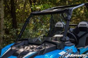SuperATV - SuperATV Full Windshield for Polaris (2019-21) RZR XP Turbo (Scratch Resistant Polycarbonate - Light Tint) - Image 2