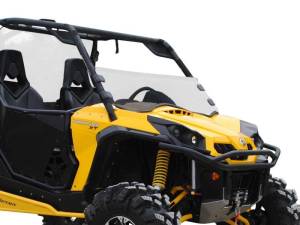 SuperATV - SuperATV Half Windshield for Can-Am (2011-20) Commander (Scratch Resistant Polycarbonate - Clear) - Image 6