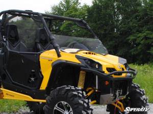 SuperATV - SuperATV Half Windshield for Can-Am (2011-20) Commander (Scratch Resistant Polycarbonate - Clear) - Image 2