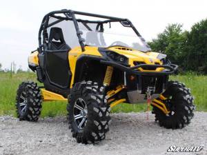 SuperATV - SuperATV Half Windshield for Can-Am (2011-20) Commander (Scratch Resistant Polycarbonate - Clear) - Image 5